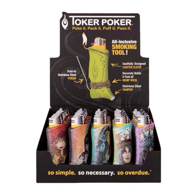 Toker Poker Lighter Multi-Tool Lady Liberty Series