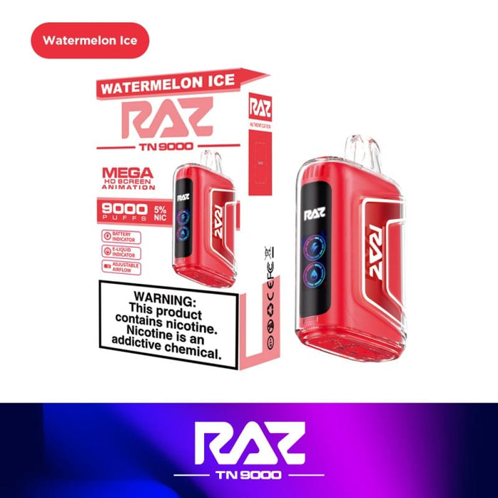 RAZ TN9000 Disposable Vape (5%, 9000 Puffs)