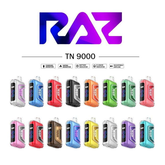 RAZ TN9000 Disposable Vape (5%, 9000 Puffs)