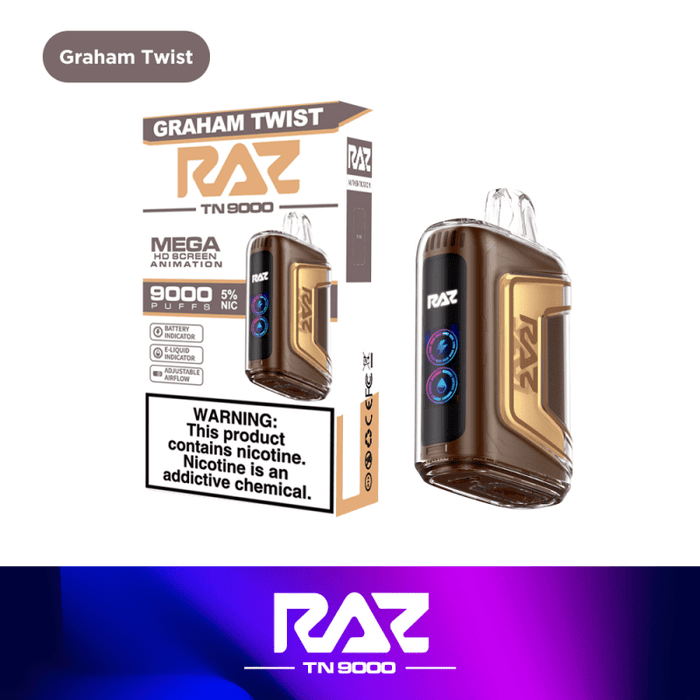 RAZ TN9000 Disposable Vape (5%, 9000 Puffs)