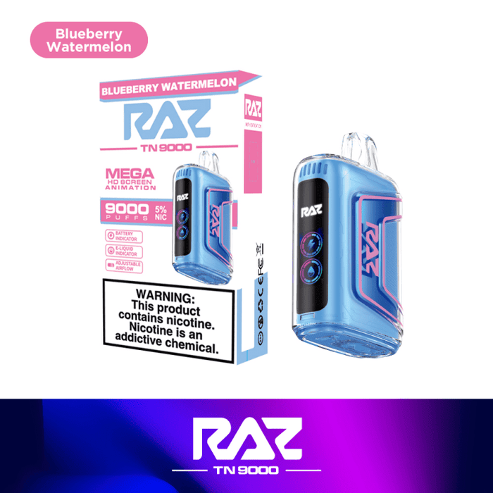 RAZ TN9000 Disposable Vape (5%, 9000 Puffs)