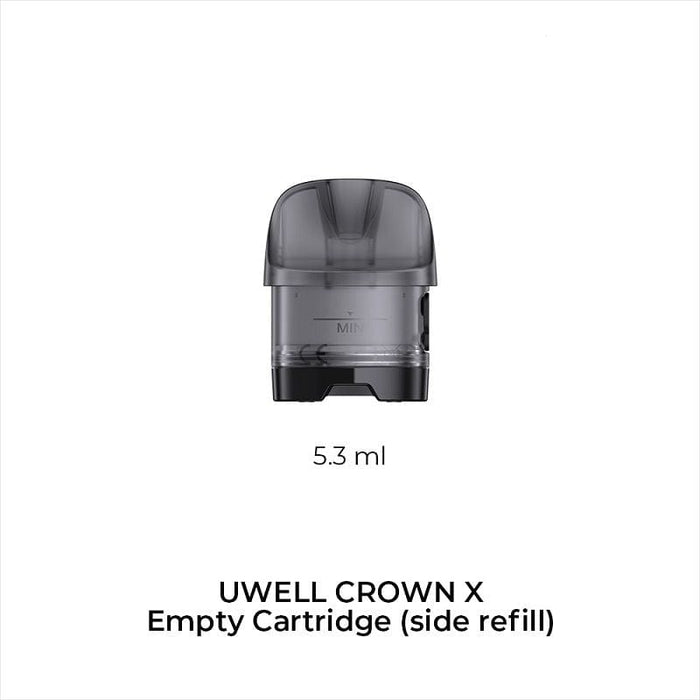 Uwell Crown X Empty Replacement Pod Cartridge (Pack Of 2) Default Title