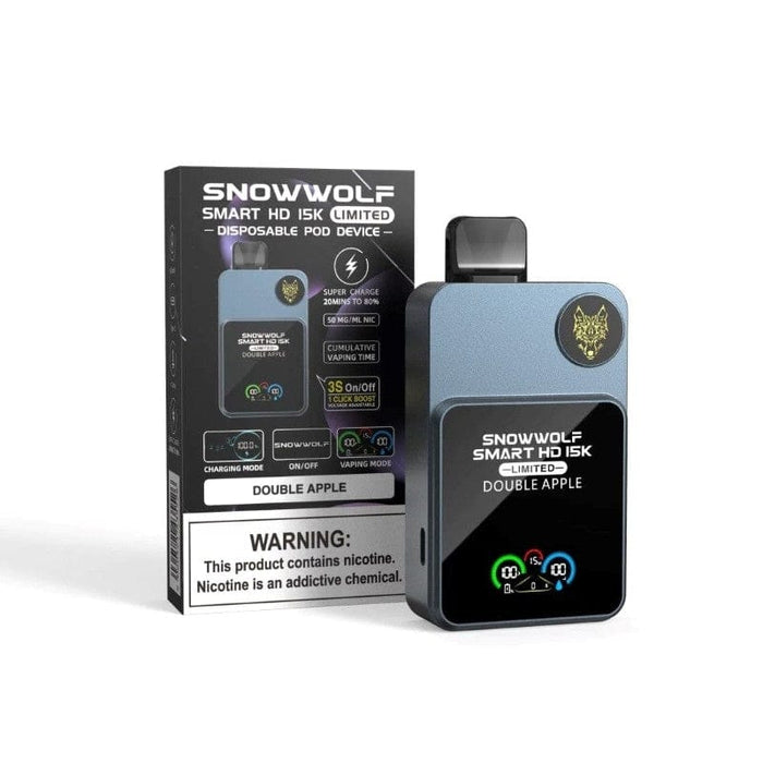 SnowWolf Smart HD 15K Disposable Vape (5%, 15000 Puffs)