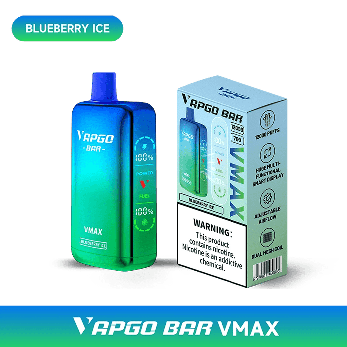 VAPGO BAR Vmax Disposable Vape  (5%, 12000 Puffs)