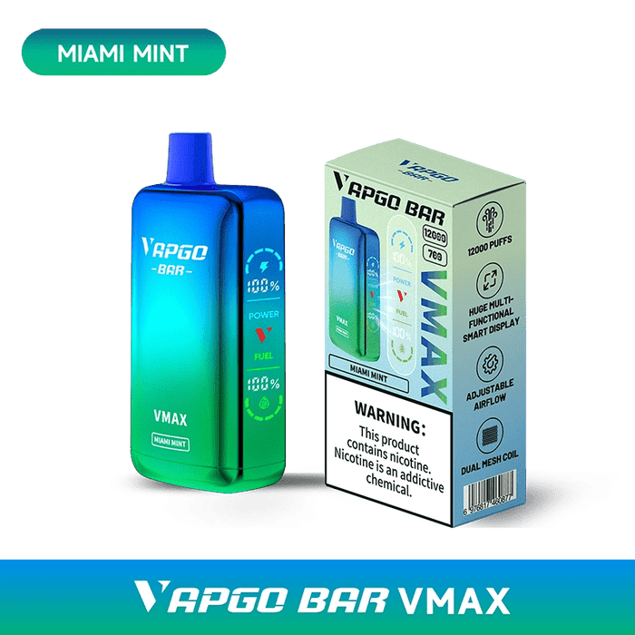 VAPGO BAR Vmax Disposable Vape  (5%, 12000 Puffs)