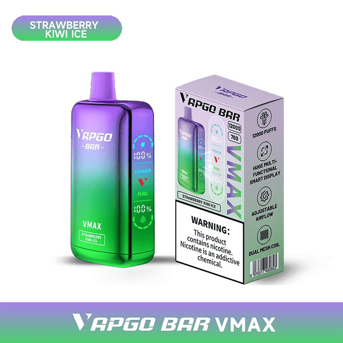 VAPGO BAR Vmax Disposable Vape  (5%, 12000 Puffs)