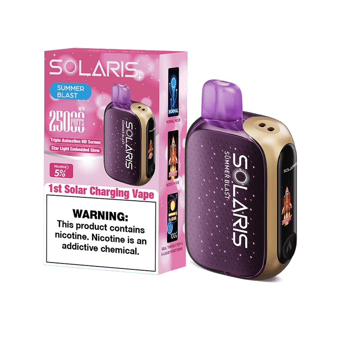 Solaris 25000 Disposable Vape (5%, 25000 Puffs)