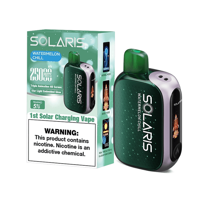 Solaris 25000 Disposable Vape (5%, 25000 Puffs)