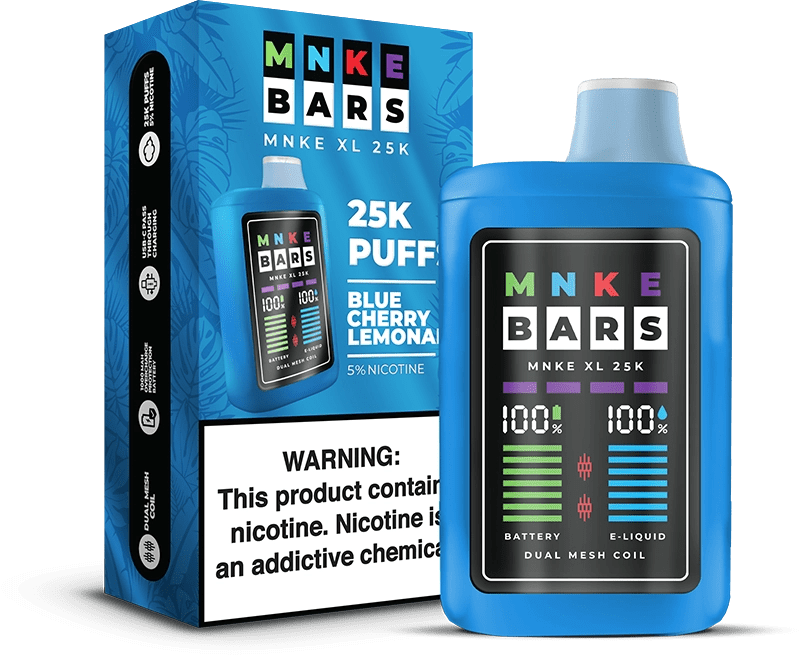 MNKE Bars XL 25K Disposable Vape (5%, 25000 Puffs)