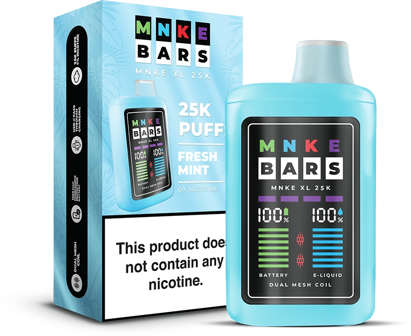 MNKE Bars XL 25K Disposable Vape (5%, 25000 Puffs)