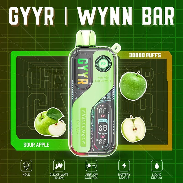 GYYR WYNN Bar Challenger 30K Disposable Vape (5%, 30000 Puffs)