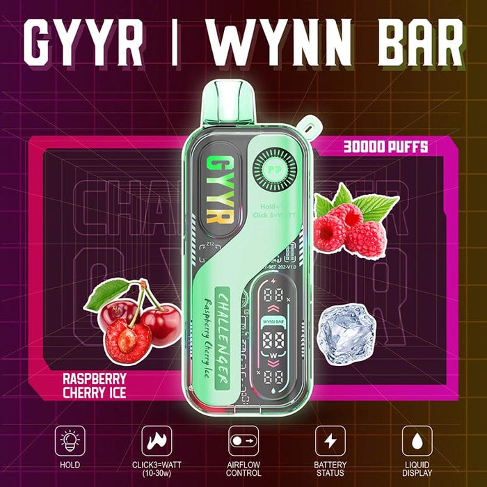 GYYR WYNN Bar Challenger 30K Disposable Vape (5%, 30000 Puffs)