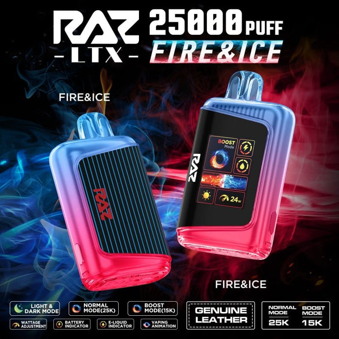 RAZ LTX 25K Disposable Vape (5%, 25000 Puffs)