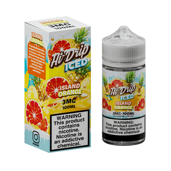 Hi-Drip Iced Island Orange 100ml Vape Juice