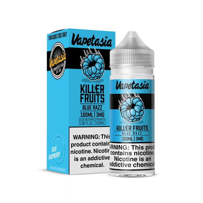 Vapetasia Killer Fruits Blue Razz 100ml Vape Juice